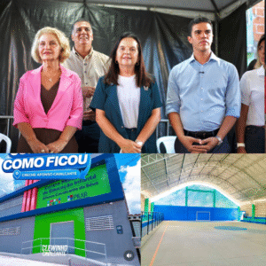 Prefeita Fátima Rezende entrega nova creche e quadra esportiva, ampliando investimentos em educação e lazer em Pilar