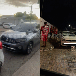 Suposto torcedores do ASA apedrejaram carros de torcedores do CRB após jogo que terminou com o CRB campeão alagoano 2026