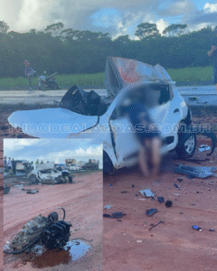 Colisão entre carreta e veículo de passeio deixa um morto no Polo Industrial, em marechal Deodoro-AL