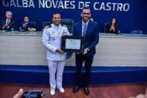 Câmara entrega Título de Cidadão Honorário de Maceió ao capitão Rodrigo Garcia